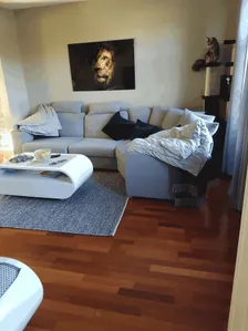 Villakänsla: femma i två plan med egen entré och uteplats bild 4